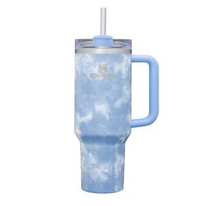 Stanley 40oz tie dye 💙🤍